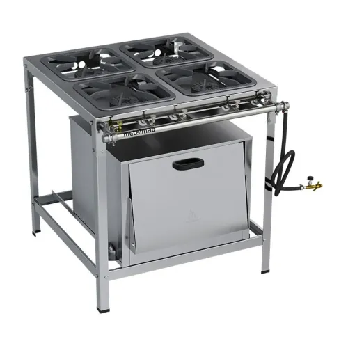 Fogão Industrial 4 Bocas com forno