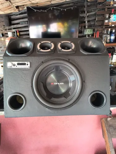 Caixa de Som Automotiva 12 Polegadas Shutt