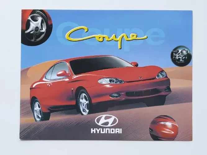 Hyundai Coupe - Catálogo, folder