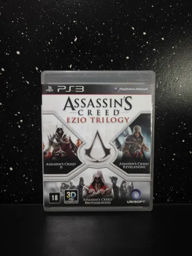 jogo assassins Creed Ezio trilogy de ps3