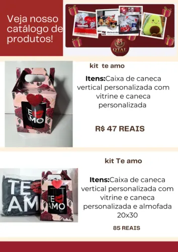 PRESENTES CESTAS KITS PERSNALIZADOS