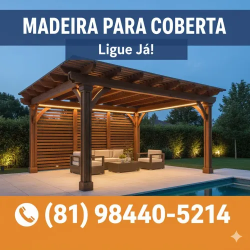 A Melhor Madeira para Coberta Está Aqui - E com Desconto de Verdade!