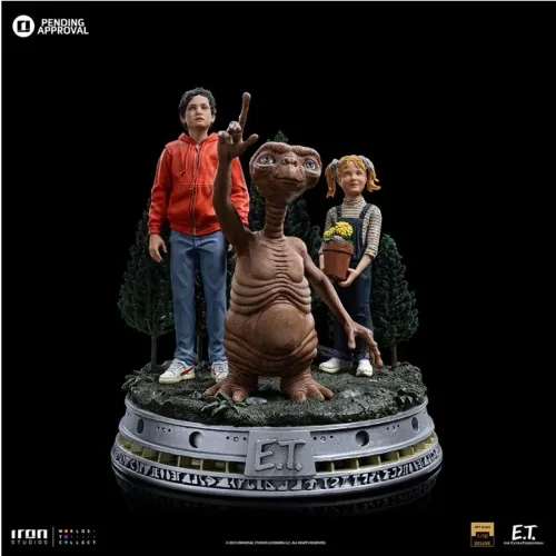 Estátua E.T. - Iron Studios - Colecionável - ET o extraterrestre