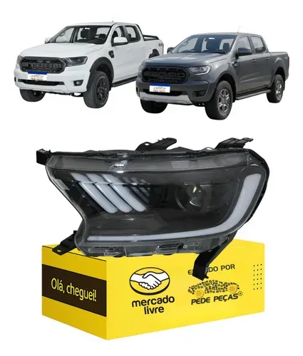 Farol Sinaleira Ranger Mustang 2017 2018 19 20 21 22 2023 Le Esquerdo/motorista