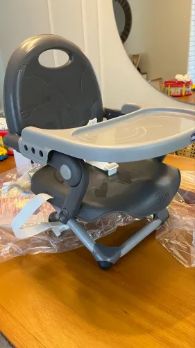 Cadeira alimentação Pocket Snach da Chicco - cinza