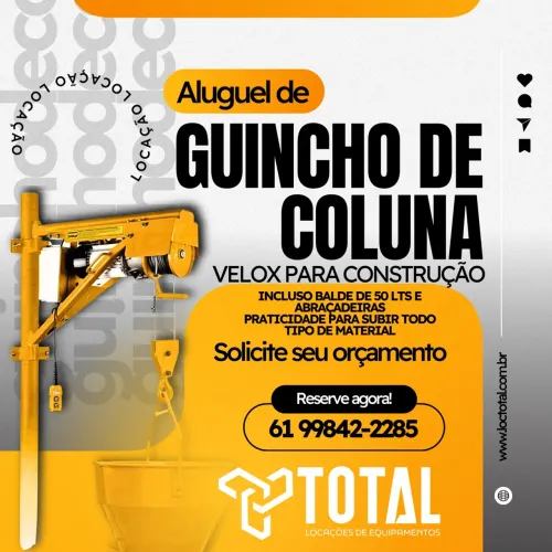 Aluguel de Guincho de Coluna Velox