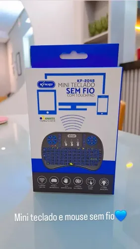 Mini teclado e mouse