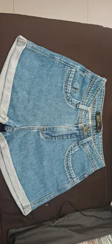 SORTE JEANS NOVO 36- P. ONZE DENIM