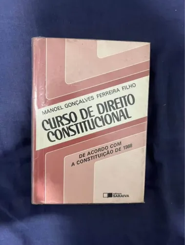 Livro Curso De Direito Constitucional