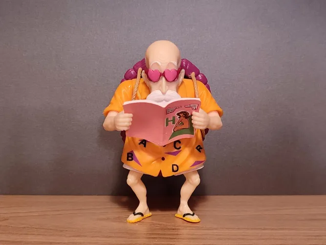 Mestre Kame Dragon Ball Z Figure compatível em escala com SH Figuarts Bandai, Tonsen, DF