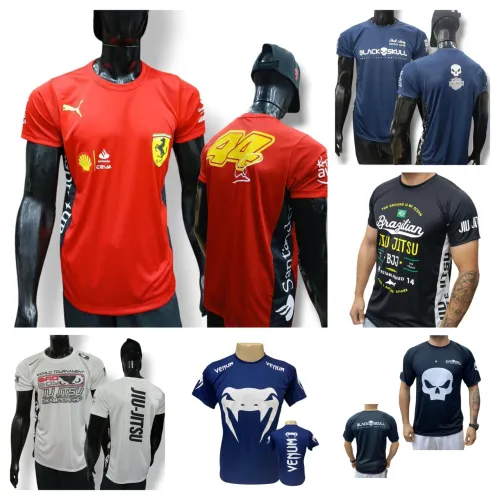 Kit 3 Camisetas Dry Plus Size Ferrari Venum Bad boy