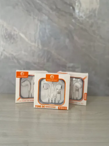 Fone de ouvido com fio Tipo C e iPhone - ENTREGA A DOMICÍLIO 