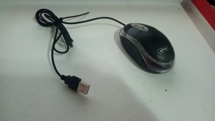 MOUSE COM FIO ÓPTICO USB- USADO