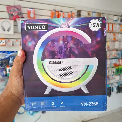 Caixa de som Led e carregador indução - entrega em slz e região 
