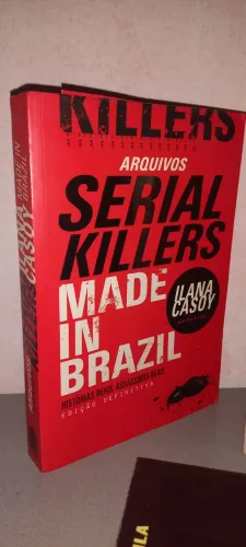 coleção de estudo com 4 livros criminais sobre serial killers ......zap *