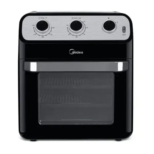 Fritadeira Sem Óleo Midea Ovenfryer Preto E Inox Ffa20p 12L - 127V (110V)
