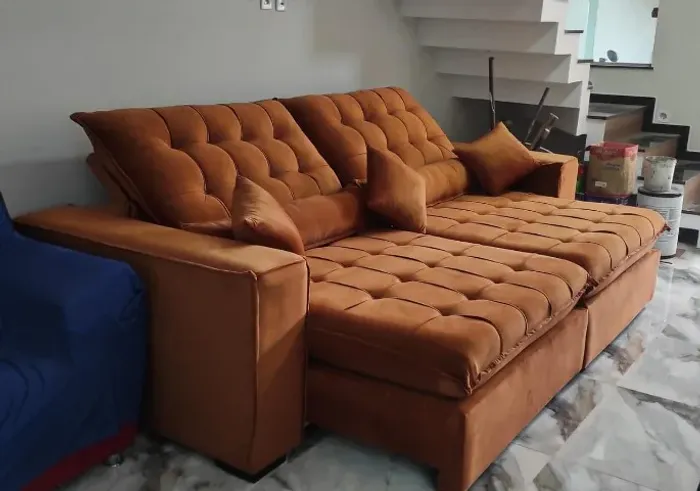 Direto da Fábrica Sofá 2,80m Retrátil e Reclinável com Pillow 20 - Pagamento na entrega!
