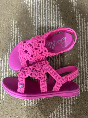Sandália infantil Barbie - tamanho 28