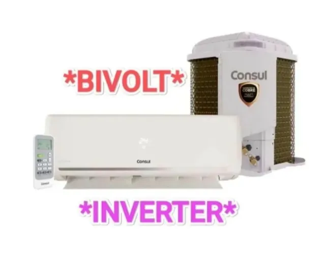 Ar Split Consul INVERTER 12000 BTUs + Bivolt + Novo + Nota + fabrica + Cartão 12X