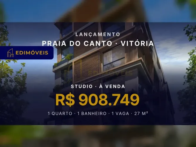 Oportunidade única: Studio Garden na Praia do Canto, ideal para locação!