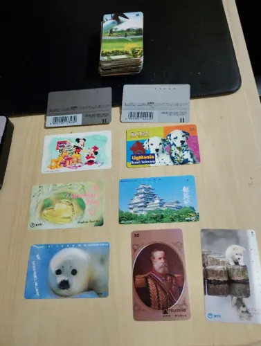 Cartão telefônico para colecionador 