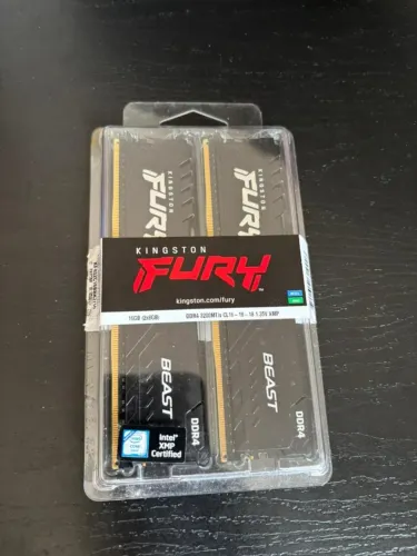 Memória RAM Kingston Fury Beast DDR4 16GB (2x8GB) 3200MHz
