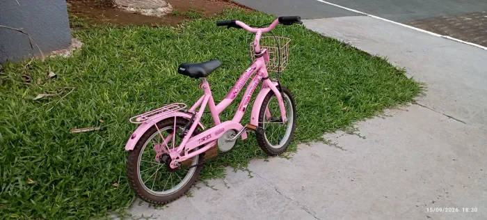 Bicicleta infantil aro 16 para menina