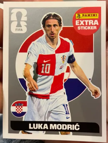 Figurinha da Copa - Luca Modric - Prata