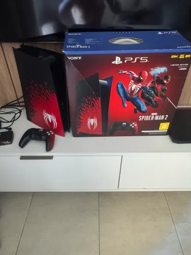 PS5 edição limitada do homem aranha