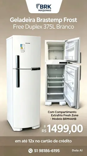 Geladeira frost free