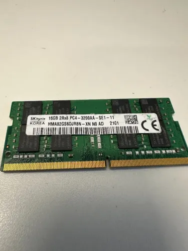 Memória Notebook SK Hynix 16GB DDR4 3200MHz Dual Rank 2Rx8