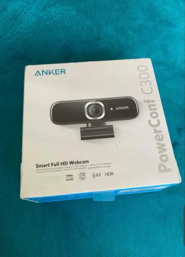 Webcam Profissional Anker PowerConf C300 Original - Seminova