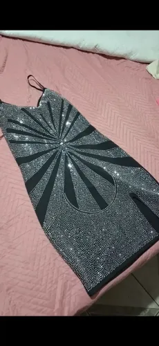 Vestido cristais