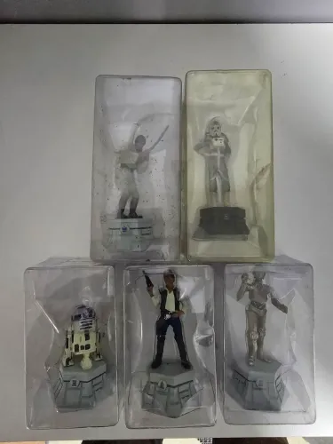 Lote 5 peças xadrez Star Wars