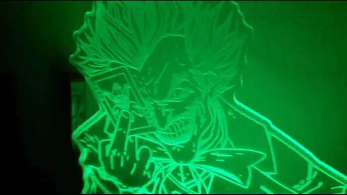 Luminária Coringa Joker (cerca de 30cm)