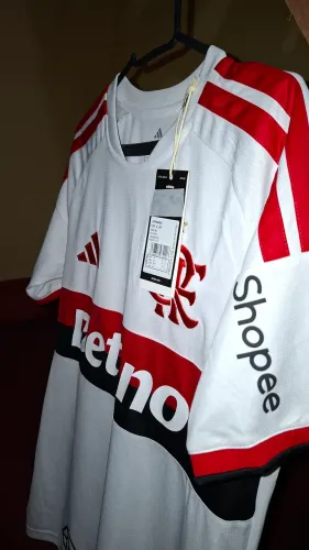 Camisa do Flamengo Original, Manto 1 Branco 2026