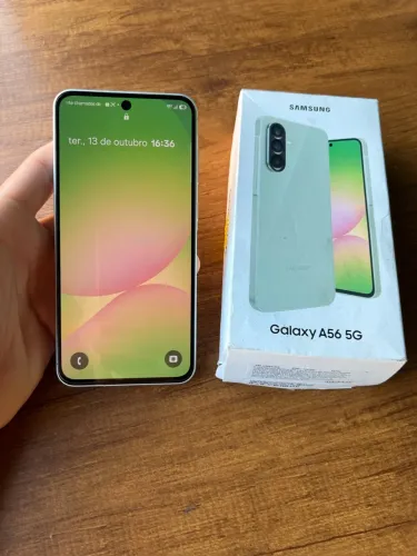 Samsung Galaxy A56 5G 128GB Verde - impecável