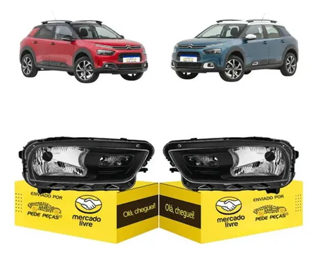 Par Farol C4 Cactus 2019 2020 2021 22 23 2024 Inferior Novo Ambos Lados