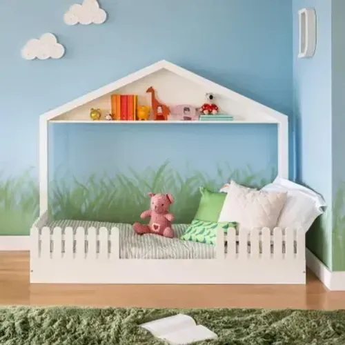 CAMA INFANTIL + COLCHÃO