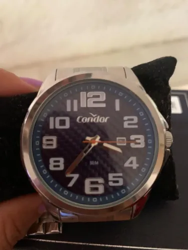 Relógio condor 50 metro em aço inox