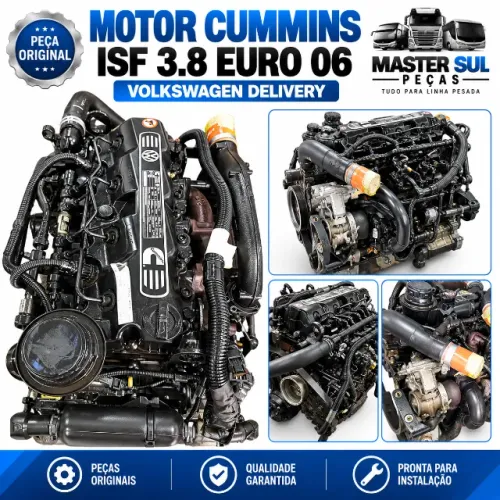 Motor Cummins Isf 3.8 Euro 06 Volkswagen Delivery