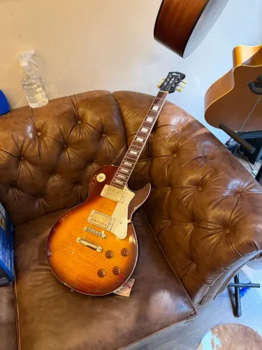 Guitarra Cort Cr250 Vb Classic Rock Les Paul Zerada Regulada