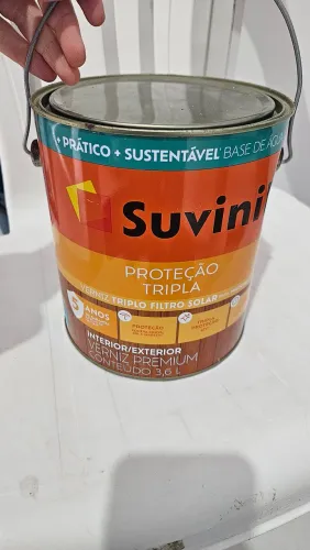 Verniz Suvinil Proteção Tripla 3,6L, cor Brilhante Natural