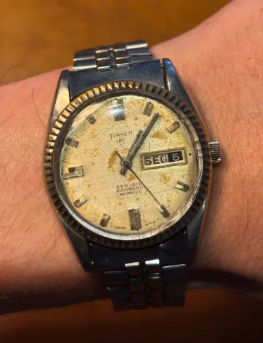 Relógio vintage Tissot DL automático
