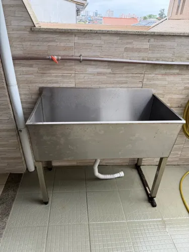Banheira para Pet em Aço Inox