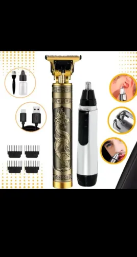 Kits barbeador-cuidados masculinos e aparador de pelos máquina de cortar cabelo