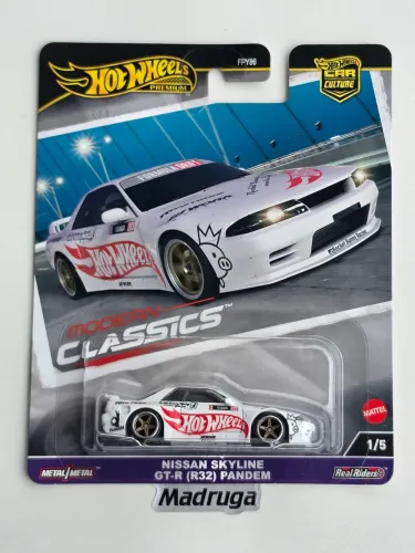 Hot Wheels Premium Nissan Skyline Gtr R32 Panden Modern Classics 6TT Turbo Japonês JDMGt-r