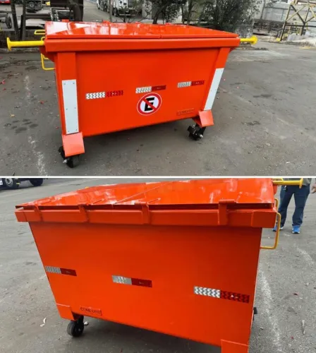 Container.  Basculante capacidade 1200lt  