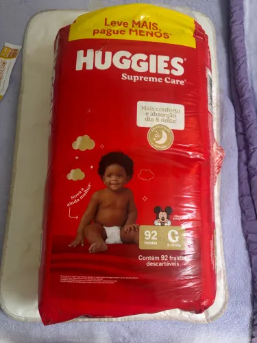 Fralda Huggies Supreme Care