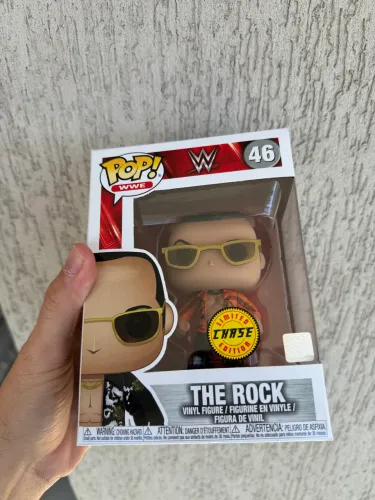 Funko Pop The Rock CHASE NOVO Original